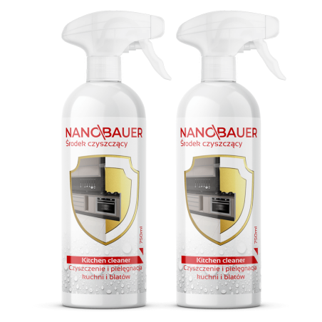 2x NANOBAUER Kitchen Cleaner 750ml
