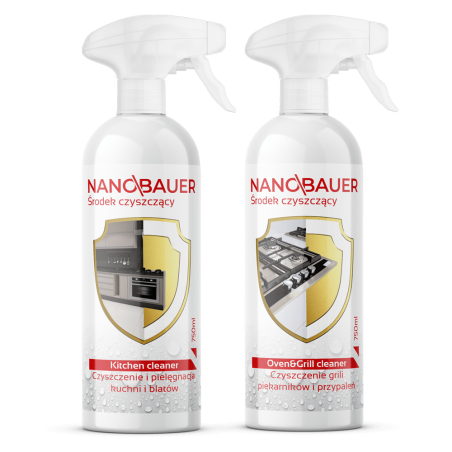 NANOBAUER Kitchen Cleaner 750ml + NANOBAUER Oven&Grill Cleaner 500ml