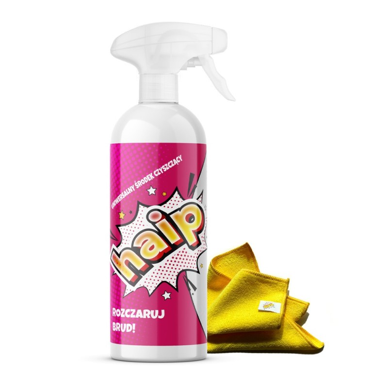 HAIP 750ml + Mikrofibra żółta