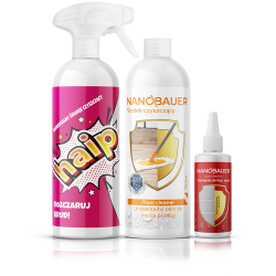 Impregnat do fug 100ml +  Floor Cleaner 750ml +  Haip 750ml