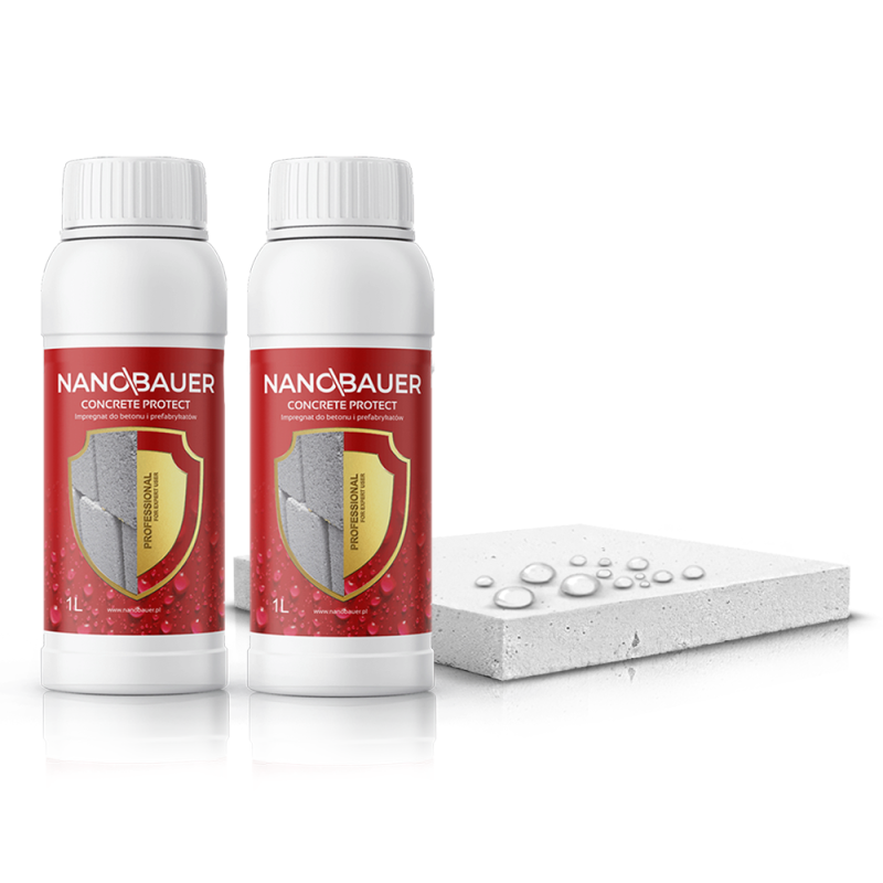 2x NANOBAUER CONCRETE 1L