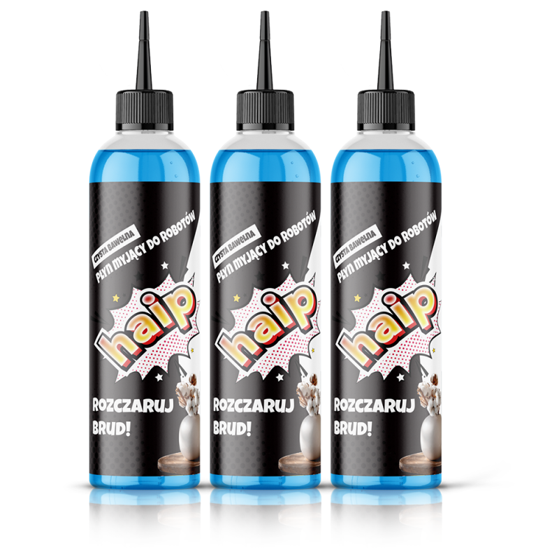 3x NANOBAUER HAIP DO ROBOTÓW CZYSTA BAWEŁNA 300ml